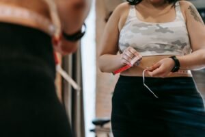 Measuring waist circumference for weight management